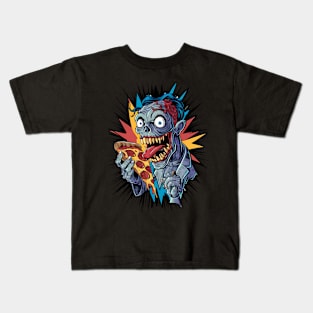 Pepperoni Monster’s Feast Kids T-Shirt